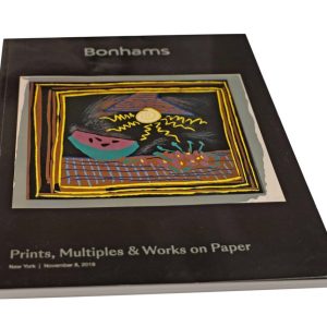 Bonhams Prints, Multiples & Works on Paper New York November 8, 2018 Auction Catalog