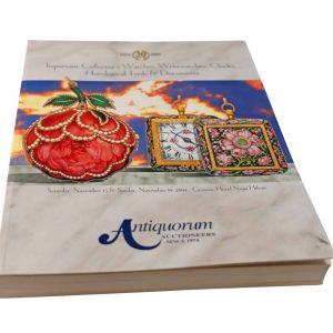 Antiquorum Important Collector’s Wristwatches, Clock Horological Tools and Documents New York November 14, 2004 Auction Catalog