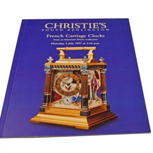 Christie’s French Carriage Clock South Kensington July 3, 1997 Auction Catalog