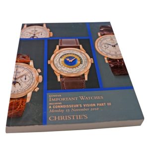 Christie’s Important Watches Geneva November 15, 2010 Auction Catalog