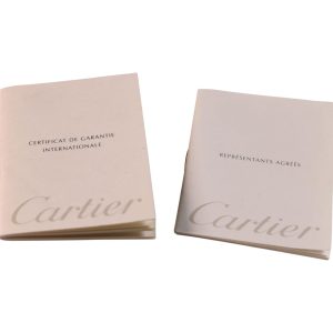 Cartier Watch Certificate of Guarantee Booklets