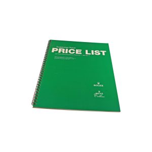 Rolex 1992 Master Dealer Watch Price List Catalog