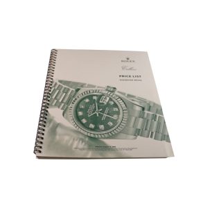 Rolex 2002 Master Dealer Watch Price List Catalog