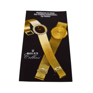Rolex Cellini Ladies Yellow Gold Brochure Leaflet Ephemera