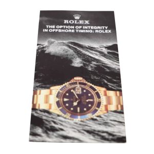 Rolex Submariner 1680 5513 Sea-Dweller 16660 / 1665 Brochure Ephemera