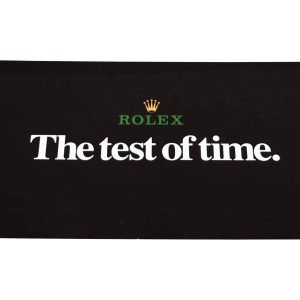 Rolex The Test of Time Datejust Brochure Ephemera