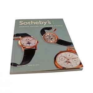 Sotheby’s Important Watches, Wristwatches And Clock Auction Catalog
