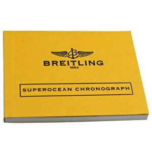 Breitling Superocean Chronograph Instruction Manual Booklet - HorologyBooks.com