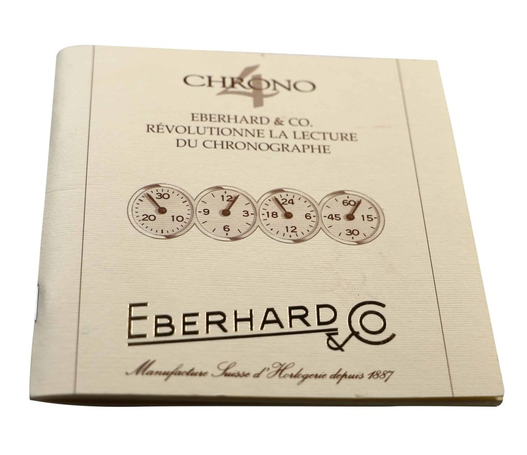 Eberhard & Co Chrono4 Warranty Guarantee Instruction Booklet — Horology