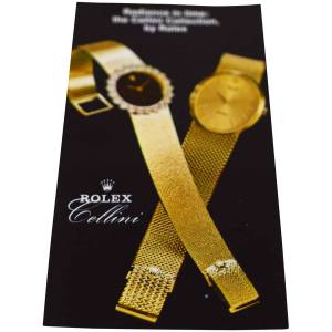 Rolex Cellini Ladies Yellow Gold Brochure Leaflet Ephemera - HorologyBooks.com
