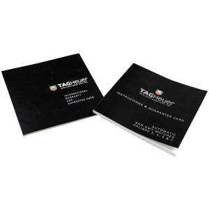 Tag Heuer Watch Warranty Guarantee Card & Instruction Manual Booklets - HorologyBooks.com