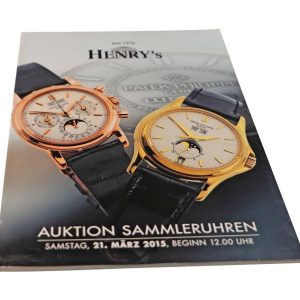 Henry's Auction Collector's Watches March 21, 2015 Auction Catalog