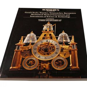 Sotheby’s Good Clocks, Watches, Wristwatches, Barometers, Mechanical Musical Instruments And Instruments of Science & Technology London September 28-29, 1995 Auction Catalog