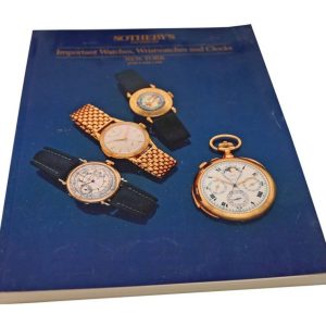 Sotheby’s Important Watches, Wristwatches And Clocks New York Auction Catalog