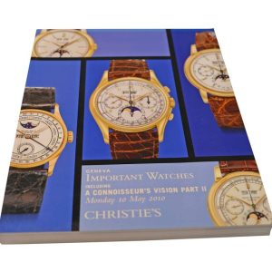 Christie’s Important Watches Geneva May 10, 2010 Auction Catalog
