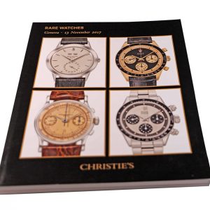 Christie’s Pare Wristwatches Geneva November 13, 2017 Auction Catalog