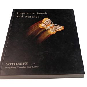 Sotheby’s Important Jewels And Watches Hong Kong May 1, 1997 Auction Catalog
