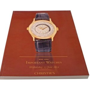 Christie’s Important Watches New York June 13, 2012 Auction Catalog
