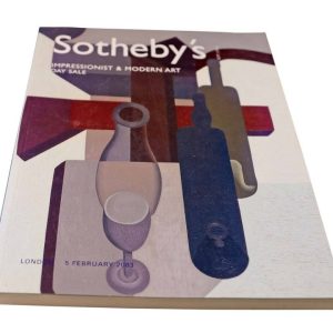 Sotheby’s Impressionist & Modern Art Day Sale London February 5, 2003 Auction Catalog