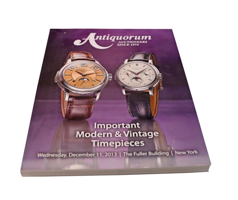 Antiquorum Important Modern And Vintage Timepieces New York December 11, 2013 Auction Catalog