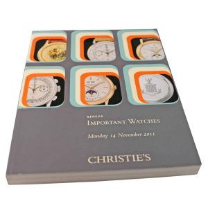 Christie’s Important Watches Geneva November 14, 2011 Auction Catalog