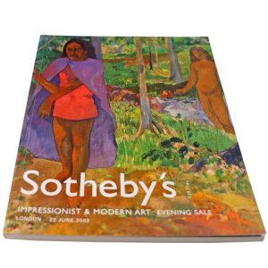 Sotheby’s Impressionist & Modern Art Evening Sale London June 23, 2003 Auction Catalog
