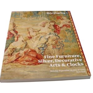 Bonhams Fine Furniture, Silver, Decorative Arts & Clocks New York September 24, 2012 Auction Catalog