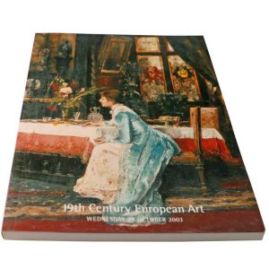 Christie’s 19th Century European Art October 29, 2003 Auction Catalog