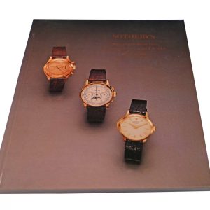 Sotheby’s Important Watches, Wristwatches and Clocks New York Auction Catalog