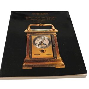 Sotheby’s Highly Important Watches, Wristwatches And Clocks Geneva Auction Catalog