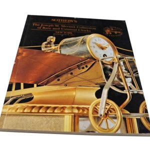 Sotheby’s The Joseph M. Meraux Collection of Rare And Unusual Clocks New York Auction Catalog
