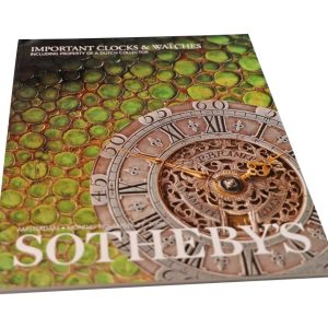 Sotheby’s Important Clocks & Watches Including Property of Dutch Collector Amsterdam November 27, 2000 Auction Catalog