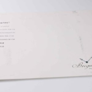 Breguet 5910 5917 Owner’s Instruction Manual Booklet