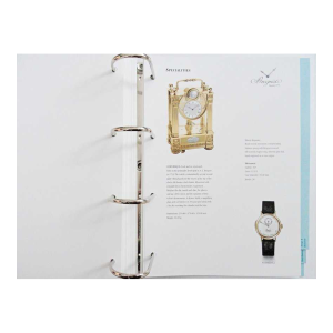 Breguet Authorized Dealer Master Watch Catalog Binder