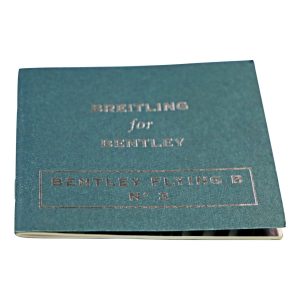 Breitling Bentley Flying B No 3 Watch Instruction Booklet