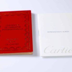 Cartier Pasha Warranty Certificate Booklet