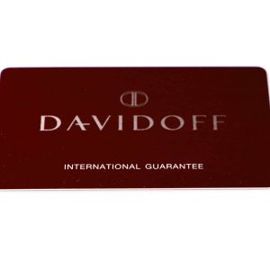 Davidoff Watch International Guarantee Warranty Card