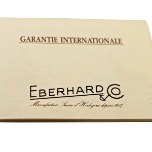 Eberhard & Co International Warranty Guarantee Booklet