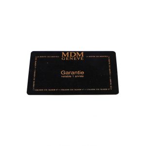 Hublot MDM Geneve Watch Blank Guarantee Warranty Card