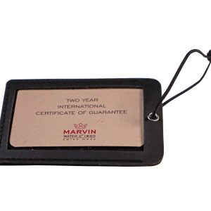 Marvin Watch Guarantee Warranty Card With Holder