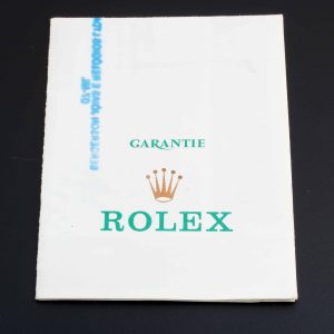 Rolex 118238 President Day Date 2000 – 01 Warranty Papers