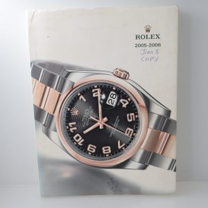 Rolex 2005-2006 AD Dealer Master Watch Catalog Prices Model Reference Guide